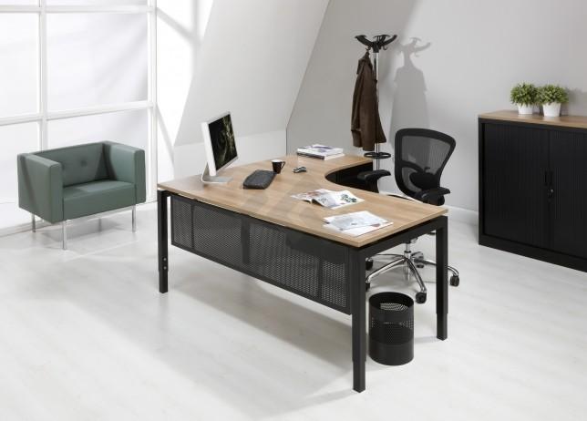 Wingbureau Q-Bic Black 180x120cm rechts